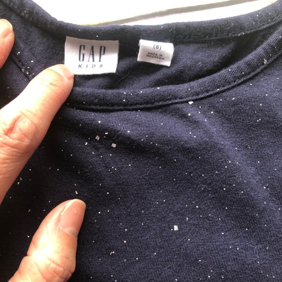 Gap Toddler Girl’s Blue Navy Peplum Tunic - Picture 3 of 5